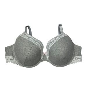Victoria's Secret Gray lined perfect Coverage Bra 36DD